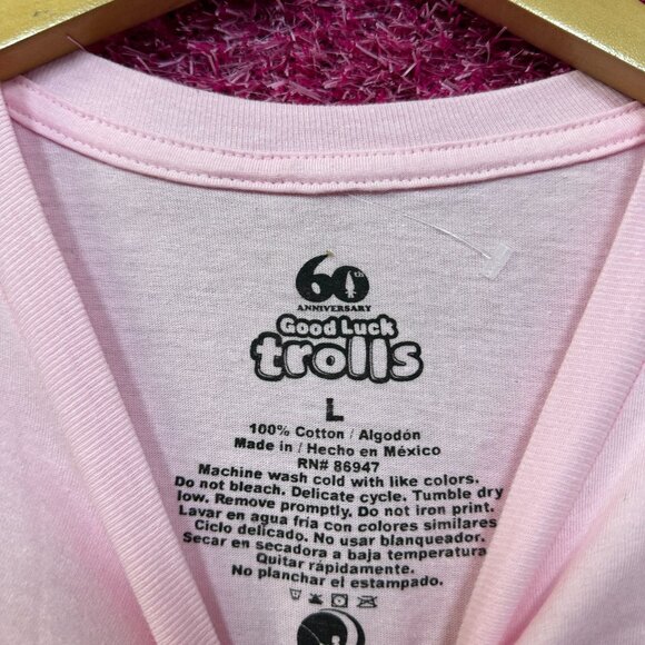 Good Luck Trolls 60th Anniversary Toy Promo Tee L - Picture 4 of 4
